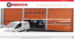 Desktop Screenshot of ensyco.es