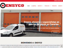 Tablet Screenshot of ensyco.es